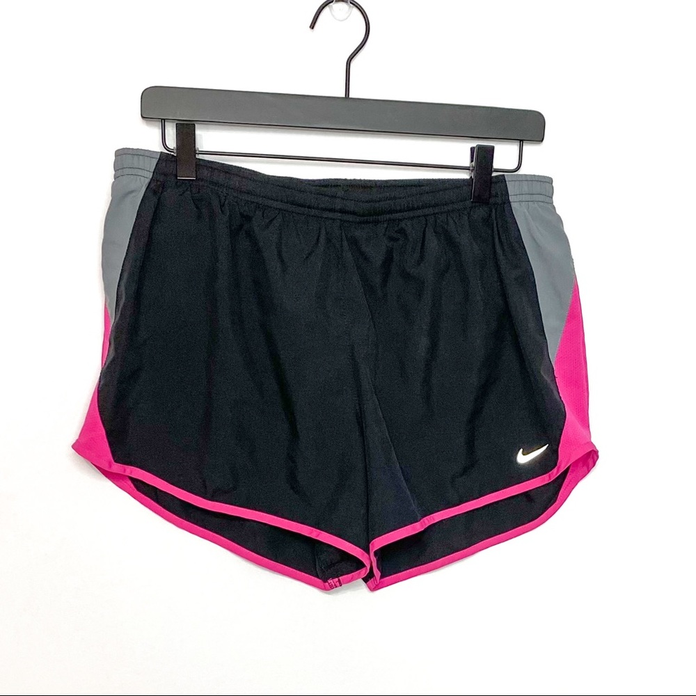 Nike Dri-Fit  black and pink Running shorts large
